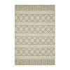 Covington Home Trinidad Geometric Stripes Indoor Outdoor Rectangular Area Rug In Brown