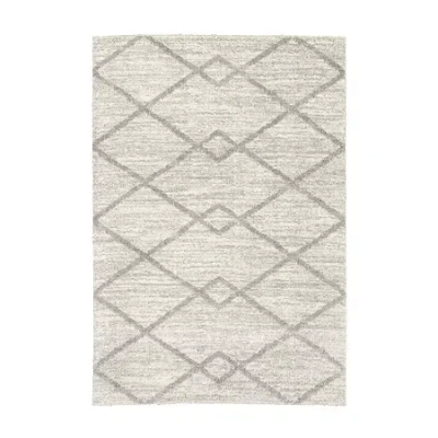 Covington Home Vienna Geometric Diamonds 46"x65" Indoor Rectangular Accent Rug In Gray