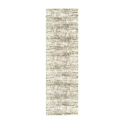 Covington Home Vienna Mottled Abstract 27"x90" Indoor Rectangular Runner In Sand