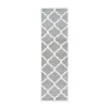 Covington Home Vienna Scalloped Lattice 27"x90" Indoor Rectangular Runner In Gray
