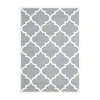 Covington Home Vienna Scalloped Lattice 46"x65" Indoor Rectangular Accent Rug In Gray