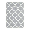 Covington Home Vienna Scalloped Lattice Indoor Rectangular Area Rug In Gray
