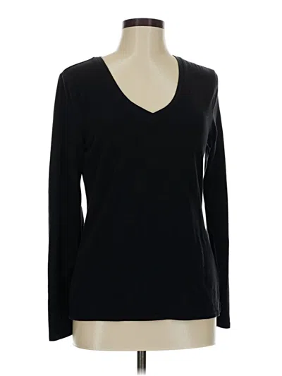Pre-owned Covington Long Sleeve T-shirt In Black