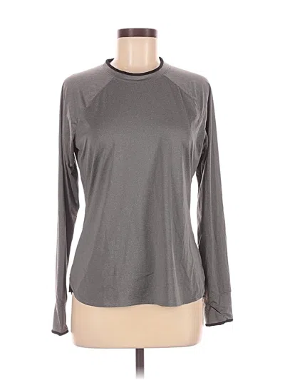 Pre-owned Covington Long Sleeve T-shirt In Gray