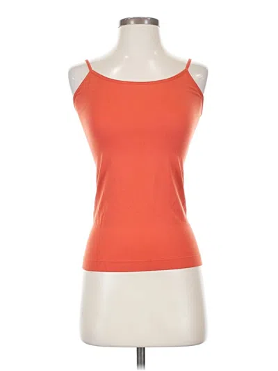 Pre-owned Covington Sleeveless Top Orange Scoop Neck Tops