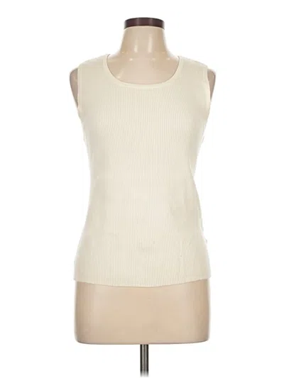 Pre-owned Covington Sweater Vest In White