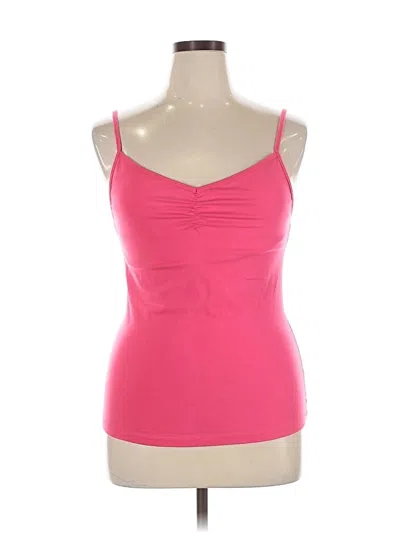 Pre-owned Covington Tank Top Pink Strapless Neckline Tops