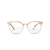 Covry Hao Blue Light Blocking Glasses In Gold