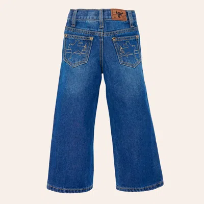 Cowboy Hardware Boys' Medium Wash Bronc Stitched Bootcut Jeans