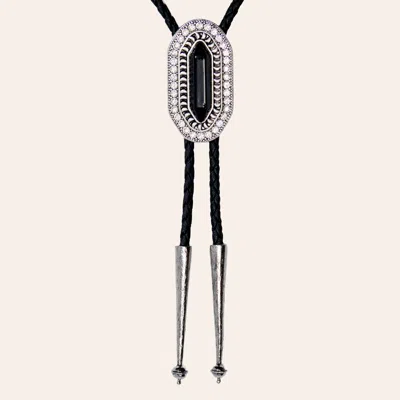 Cowgirl Con Fetti Giddy Up Glam Bolo Tie In Blue