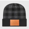 Cows X Cacti Midwest Plaid Beanie In Buffalo Gray In Multi