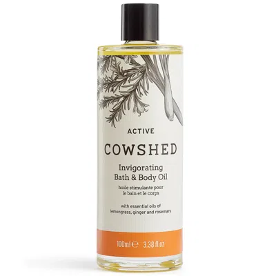 Cowshed Active Invigorating Body Oil 100ml In White