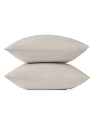 Coyuchi 300 Tc Organic Percale Pillowcase Set In Stone