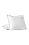 Coyuchi 300 Thread Count Organic Cotton Percale Pillow Sham In Alpine White