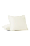 Coyuchi 300 Thread Count Organic Cotton Percale Pillow Sham In Undyed