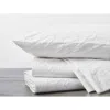 Coyuchi 300 Thread Count Organic Cotton Percale Sheet Set In White