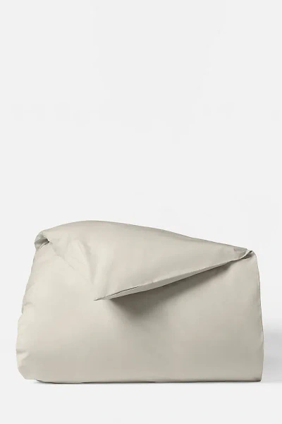 Coyuchi 300 Thread Count Organic Percale Duvet Cover In Neutral