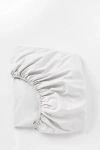 Coyuchi 300 Thread Count Organic Percale Fitted Sheet In White