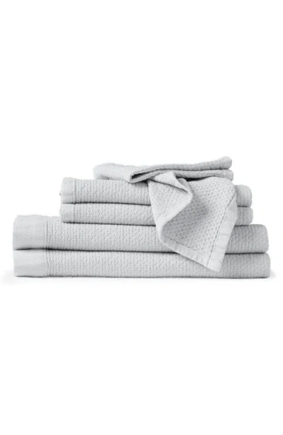 Coyuchi Adriatic 6-piece Organic Cotton Towel Set In Gray