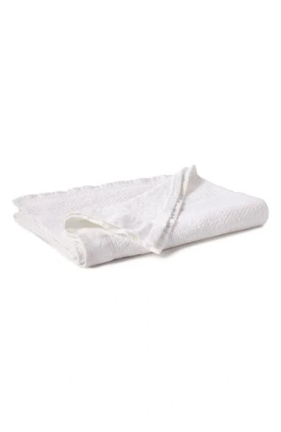 Coyuchi Adriatic Organic Cotton Bath Towel In Alpine White