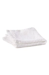 Coyuchi Adriatic Organic Cotton Washcloth In Alpine White