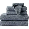 Coyuchi Air Weight® 6-piece Organic Cotton Towel Set In Gulf