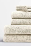 Coyuchi Air Weight Organic 6 Piece Towel Set In White