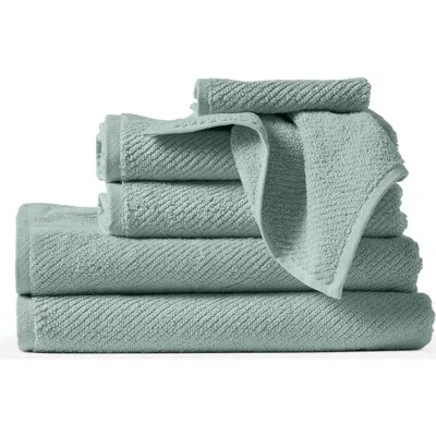 Coyuchi Air Weight® Organic Cotton Bath Essentials In Green