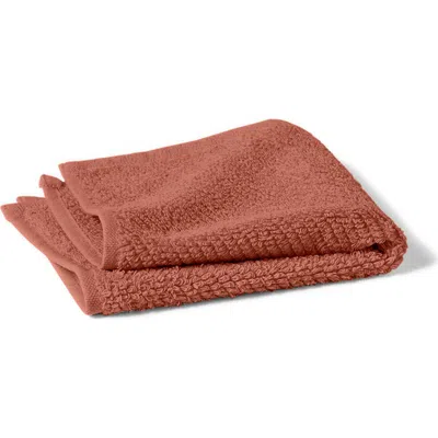 Coyuchi Air Weight® Organic Cotton Wash Cloth In Brown