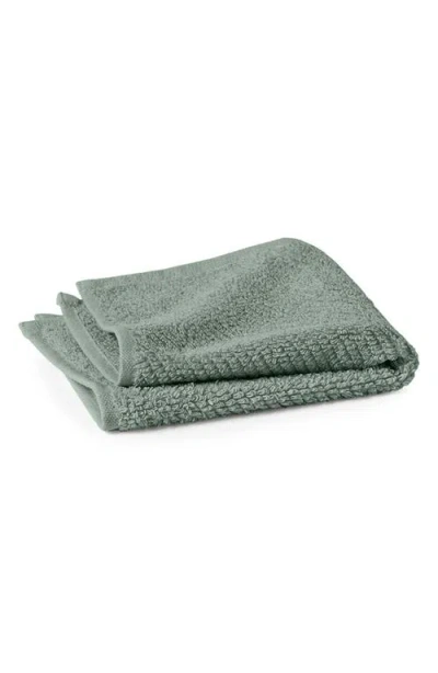Coyuchi Air Weight® Organic Cotton Washcloth In Green