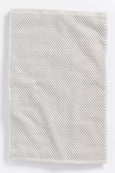 Coyuchi Air Weight Organic Twill Bath Mat In Gray