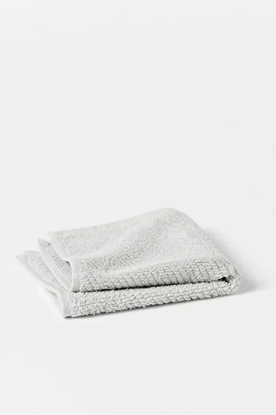 Coyuchi Air Weight Organic Wash Cloth Set Of 6 In Grey