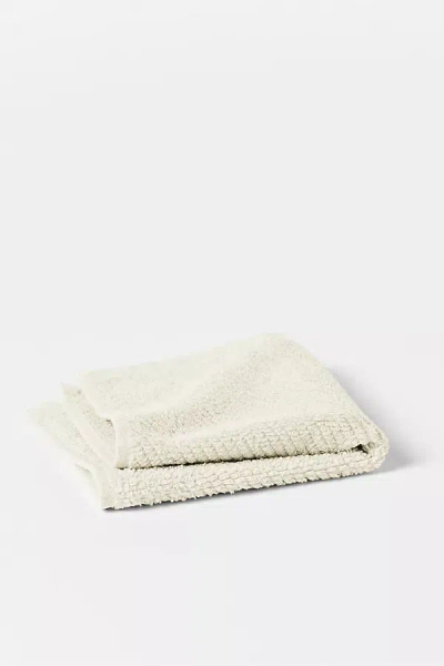 Coyuchi Air Weight Organic Wash Cloth Set Of 6 In White