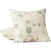 Coyuchi Aurora Floral Print Sham In Sand