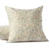 Coyuchi Balboa Organic Cotton Print Pillow Cover In Green