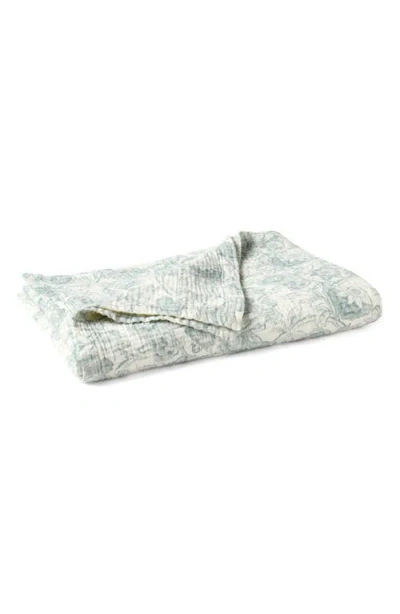 Coyuchi Balboa Print Matelassé Organic Cotton Throw In Multi