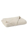 Coyuchi Casa Loma Organic Knit Throw Blanket In Undyed