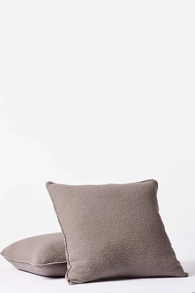 Coyuchi Cascade Organic Matelasse Euro Sham