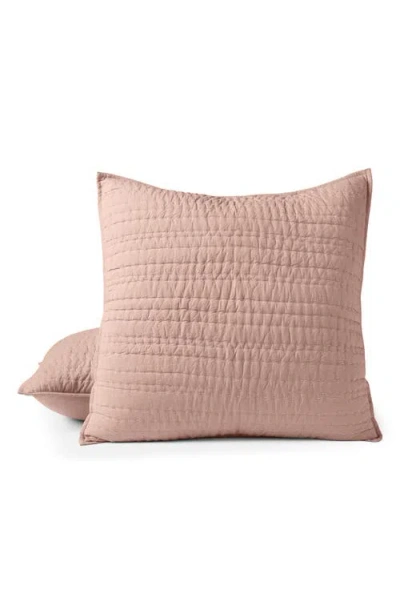 Coyuchi Channel Handstitched Organic Cotton Sham In Neutral