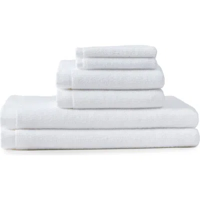 Coyuchi Classic 6-piece Organic Cotton Towel Set In White