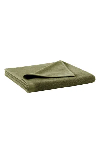 Coyuchi Classic Organic 4-piece Minimalist Bath Towel Set In Olive