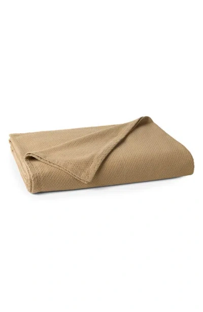 Coyuchi Classic Organic Cotton Blanket In Brown