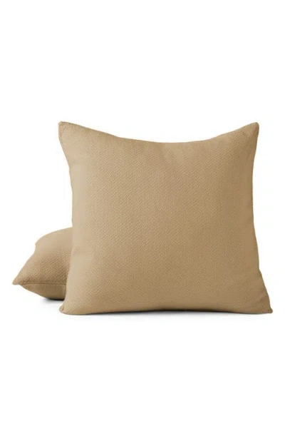 Coyuchi Classic Organic Cotton Euro Pillow Sham In Brown