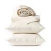 Coyuchi Cloud Soft 3 Piece Sateen Sheet Set, Twin In Neutral