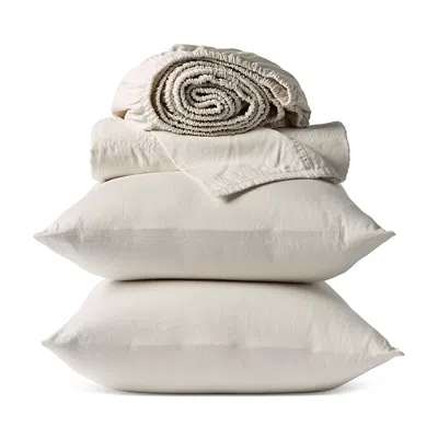 Coyuchi Cloud Soft 4 Piece Sateen Sheet Set, King In Brown