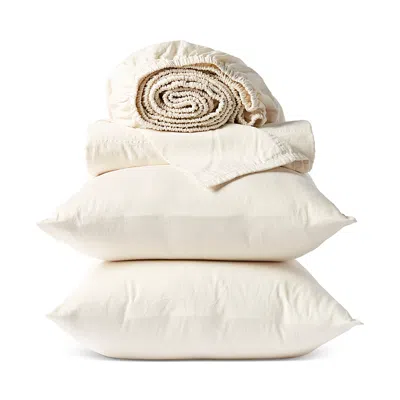 Coyuchi Cloud Soft 4 Piece Sateen Sheet Set, King In Brown