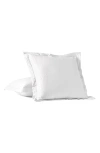 Coyuchi Cloud Soft Organic Cotton Cotton Sateen Sham In Alpine White