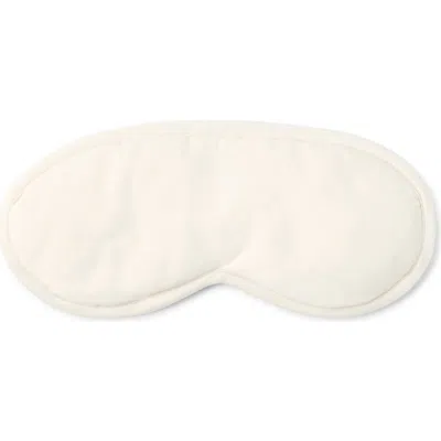 Coyuchi Cloud Soft Organic Cotton Sateen Eye Mask In White