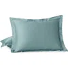 Coyuchi Cloud Soft Organic Cotton Sateen Sham In Gray