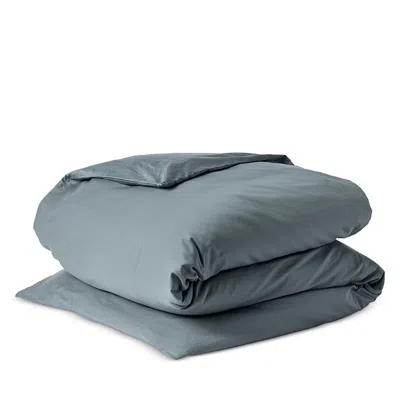 Coyuchi Cloud Soft Sateen Duvet Cover, King In Blue